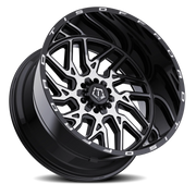 TIS 544MB 20x10 -19 5x127mm 87mm Gloss Black Machined