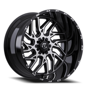 TIS 544MB 22x12 -44 6x135mm 108mm Gloss Black Machined