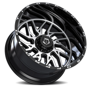 TIS 544MB 20x12 -44 8x165.1mm 125mm Gloss Black Machined