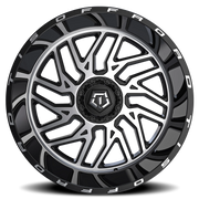 TIS 544MB 22x12 -44 8x170mm 125.2mm Gloss Black Machined