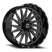 TIS 547BM 20x9 +18 6x135mm 106.2mm Gloss Black Milled