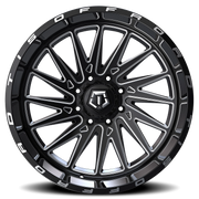TIS 547BM 20x12 -44 6x135mm 106.2mm Gloss Black Milled