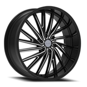 Elure 54 24x9.5 +24 6x139.7mm 78.1mm Black Milled