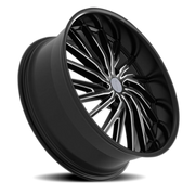 Elure 54 24x9.5 +24 6x139.7mm 78.1mm Black Milled