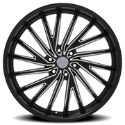 Elure 54 24x9.5 +24 6x139.7mm 78.1mm Black Milled