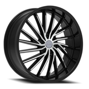 Elure 54 24x9.5 +24 6x139.7mm 78.1mm Black Machined