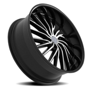 Elure 54 24x9.5 +24 6x139.7mm 78.1mm Black Machined