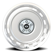 Vision 54 22x9 +6 5x127mm 78.1mm Silver Machined Lip