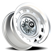 Vision 54 15x8 -18 5x120.65mm 70.4mm Silver Machined Lip