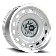 Vision 54 18x8 -6 5x127mm 78.1mm Silver Machined Lip