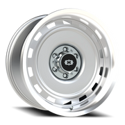 Vision 54 20x10 -25 6x139.7mm 108mm Silver Machined Lip