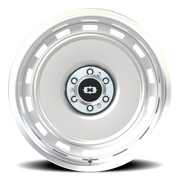 Vision 54 22x10 -25 6x139.7mm 108mm Silver Machined Lip