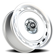 Vision 54 22x9 +0 6x139.7mm 108mm Silver Machined Lip