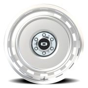 Vision 54 22x9 +25 6x139.7mm Silver Machined Lip