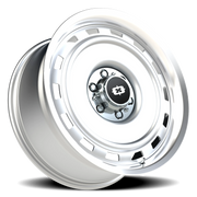 Vision 54 20x9 +25 6x139.7mm Silver Machined Lip