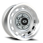 Vision 54 15x7 +6 6x139.7mm 108mm Silver Machined Lip