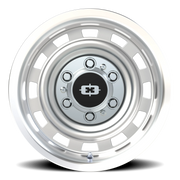 Vision 54 15x7 +6 6x139.7mm 108mm Silver Machined Lip