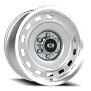Vision 54 18x8 -6 6x139.7mm 108mm Silver Machined Lip