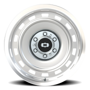 Vision 54 18x8 -6 6x139.7mm 108mm Silver Machined Lip