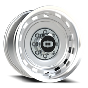 Vision 54 20x10 -25 8x180mm 124.2mm Silver Machined Lip