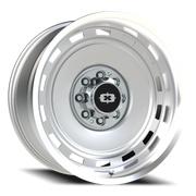 Vision 54 22x10 -25 8x165.1mm 116.8mm Silver Machined Lip