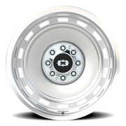 Vision 54 22x10 -25 8x165.1mm 116.8mm Silver Machined Lip