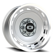 Vision 54 22x10 -25 8x180mm 124.2mm Silver Machined Lip