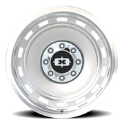 Vision 54 22x10 -25 8x180mm 124.2mm Silver Machined Lip