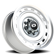 Vision 54 20x9 +12 8x165.1mm 116.8mm Silver Machined Lip