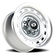 Vision 54 18x9 +12 8x165.1mm 116.8mm Silver Machined Lip