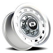 Vision 54 18x9 +12 8x180mm 124.2mm Silver Machined Lip