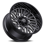 TIS 553BM 22x10 +10 8x170mm 125.2mm Gloss Black Milled