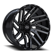 TIS 554BM 20x10 -19 8x165.1mm 125.2mm Gloss Black Milled