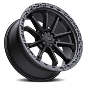 TIS 556BA 20x9 +0 5x127mm 71.5mm Satin Black Anthracite Lip Ring
