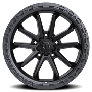 TIS 556BA 20x9 +0 5x127mm 71.5mm Satin Black Anthracite Lip Ring