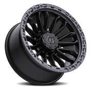 TIS 556BA 20x10 -20 8x165.1mm 125.2mm Satin Black Anthracite Lip Ring