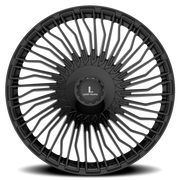 Luxxx Alloys 55 22x9 +30 5x114.3mm 74.1mm Gloss Black