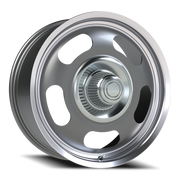 Vision 55 20x8.5 +32 5x114.3mm 83mm Gunmetal Machined Lip