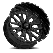 TIS 560BM 20x10 -19 5x139.7mm 110.2mm Gloss Black Milled