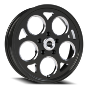 Vision 561 17x4.5 -24 5x114.3mm 83.1mm Gloss Black Milled Windows