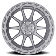 TIS 563BS 17x9 -12 5x127mm 78mm Brushed Silver Machined Face