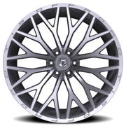 TIS 566BSM 22x10 +10 6x139.7mm 106.2mm Brushed Silver Milled