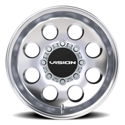 Vision 56VT 17.5x6.75 -16 8x165.1mm 124.5mm Polished