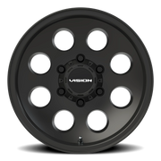 Vision 56VT 16x7 -12 6x139.7mm 108mm Satin Black
