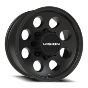 Vision 56VT 16x7 -12 8x165.1mm 124.5mm Satin Black