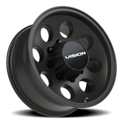 Vision 56VT 16x7 -12 8x165.1mm 124.5mm Satin Black