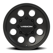 Vision 56VT 16x7 -12 8x165.1mm 124.5mm Satin Black