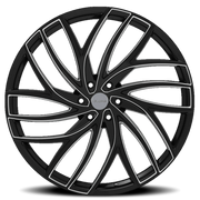 Elure 56 26x10 +24 6x139.7mm 78.1mm Black Milled