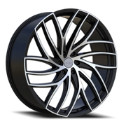 Elure 56 26x10 +24 6x139.7mm 78.1mm Black Machined