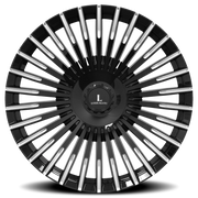 Luxxx Alloys 56 20x8.5 +35 5x100mm 73.1mm Gloss Black Milled